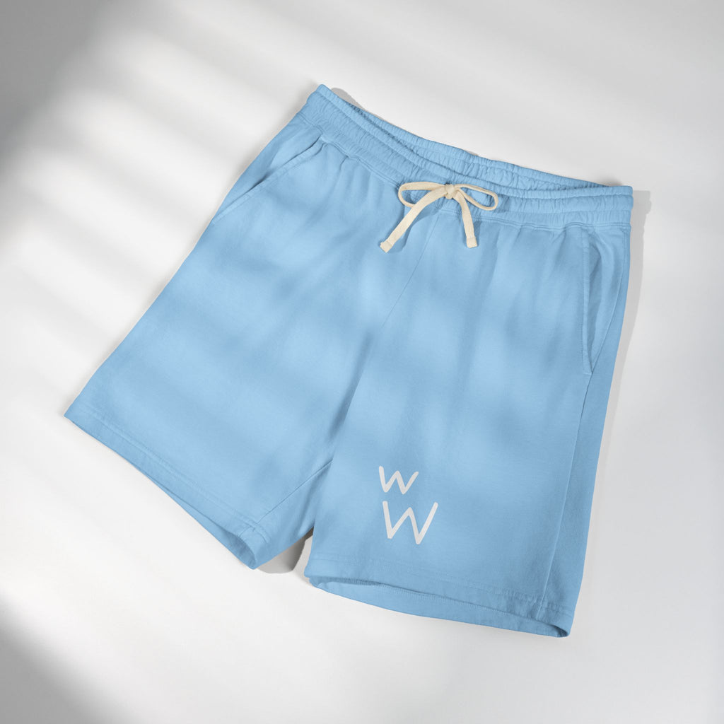 w W Lightweight Garment-Dyed Fleece Sweat Shorts
