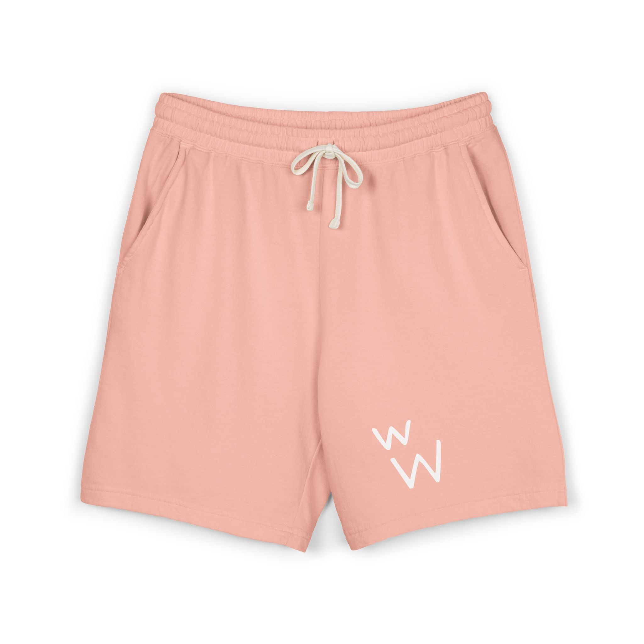 w W Lightweight Garment-Dyed Fleece Sweat Shorts