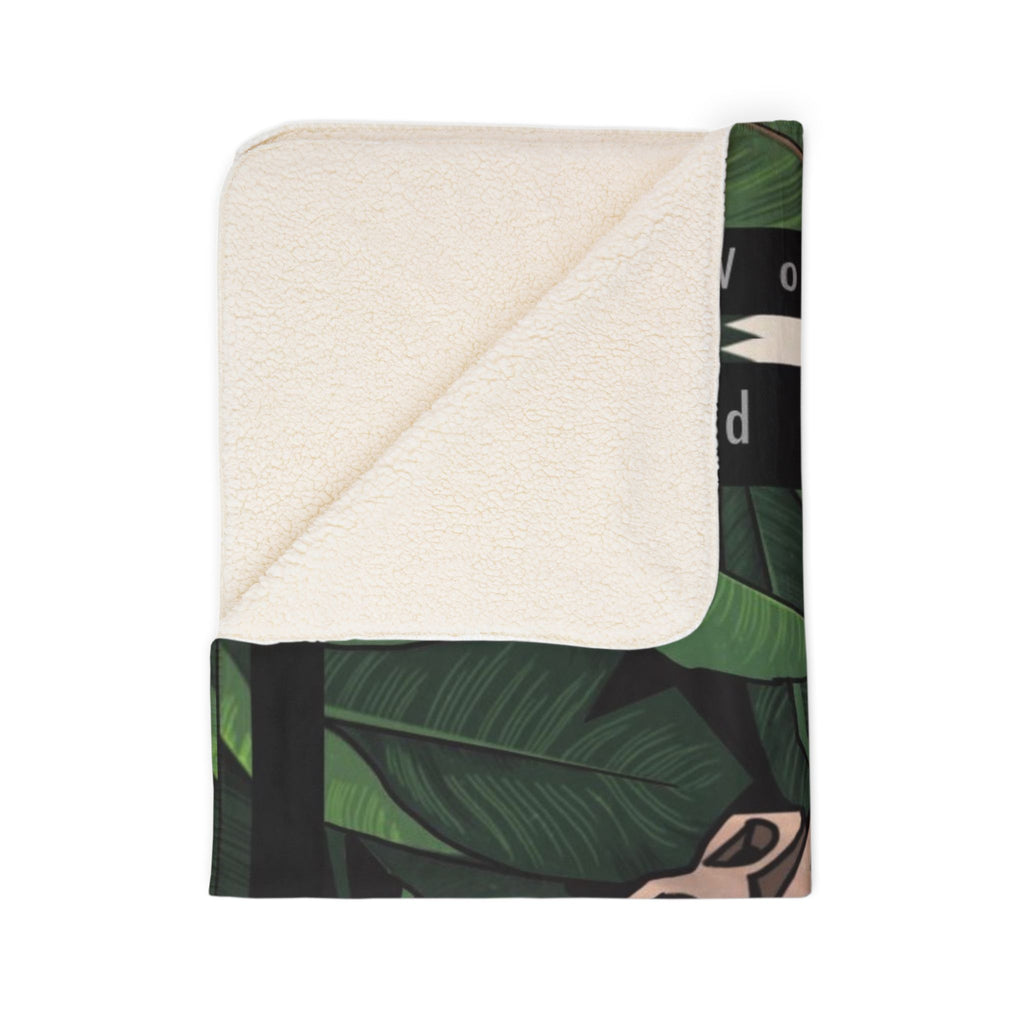 Brave Fleece Sherpa Blanket | wickeD Wrld