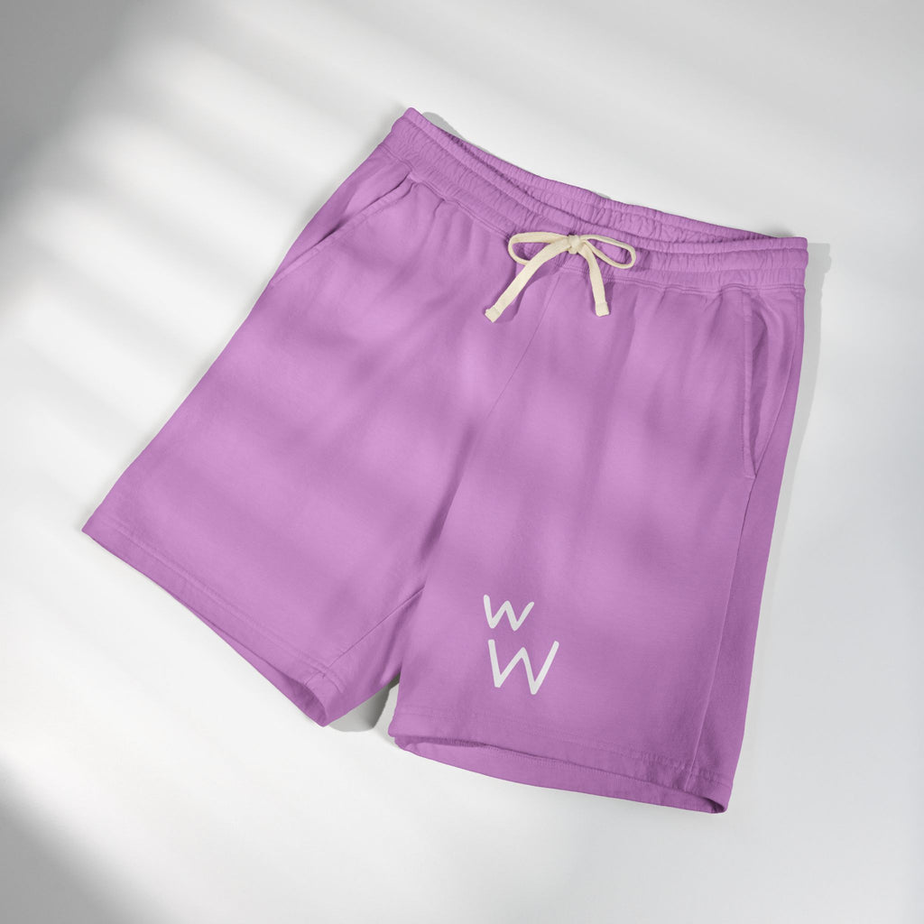 w W Lightweight Garment-Dyed Fleece Sweat Shorts