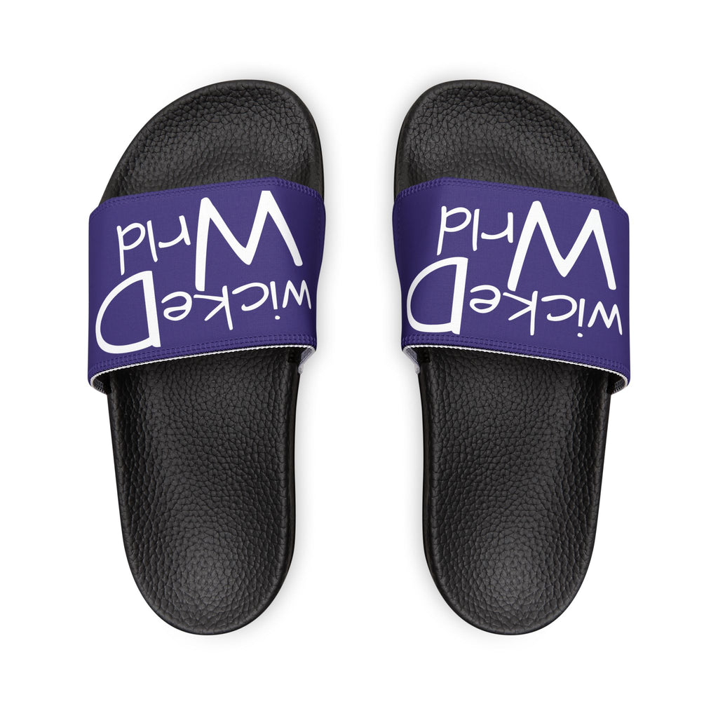 Wicked Wrld Slide Sandals — Women's Removable‑Strap Pool Slides
