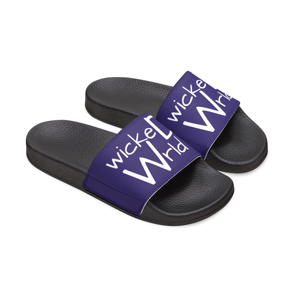 wickeD Wrld Removable-Strap Casual Pool & Beach Slides