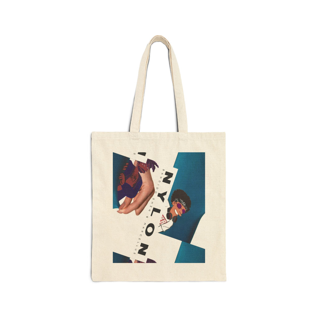 The non-nylon Nylon Tote Bag, Reusable Shopping Bag, Eco-Friendly Tote, Grocery Bag, Unique Tote