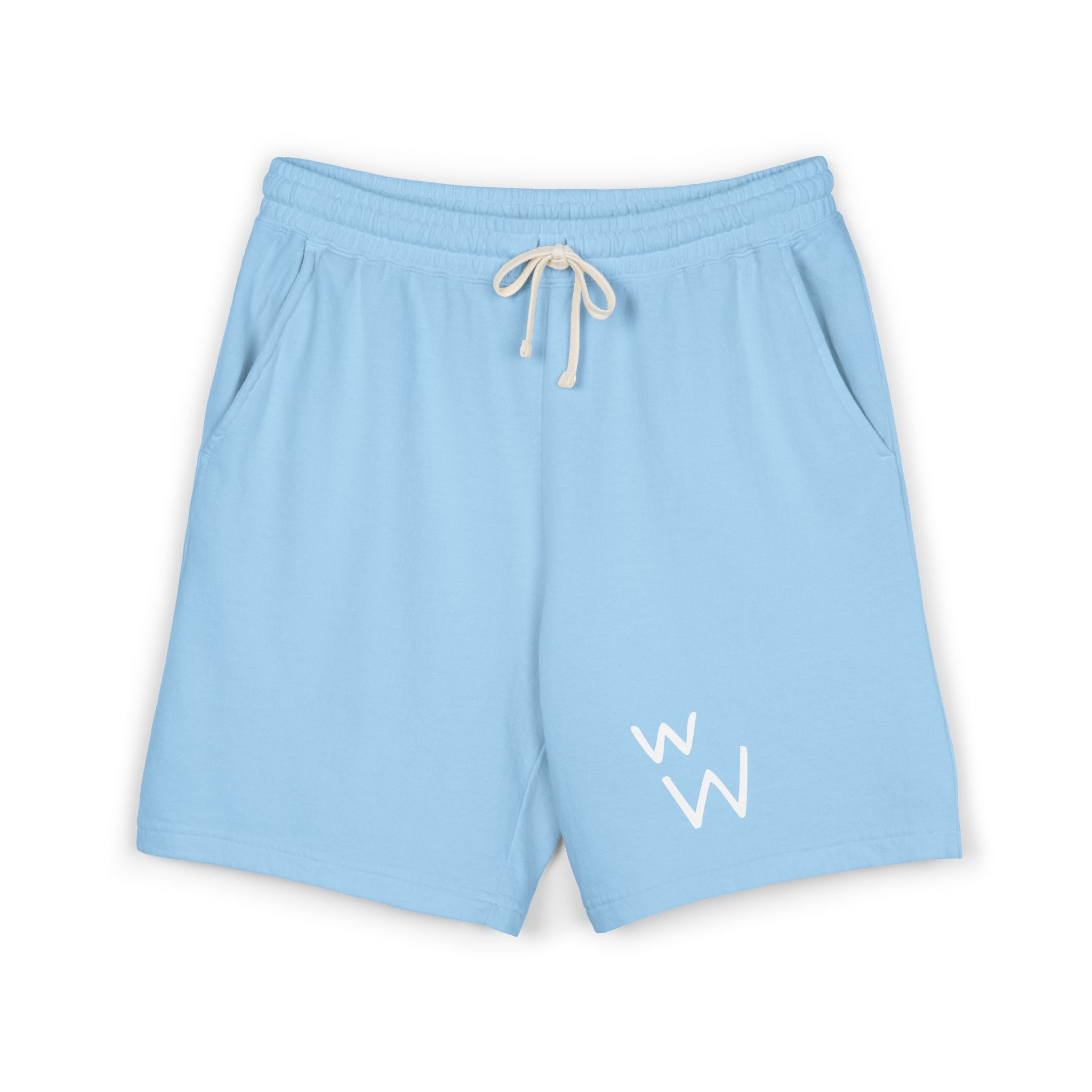 w W Lightweight Garment-Dyed Fleece Sweat Shorts