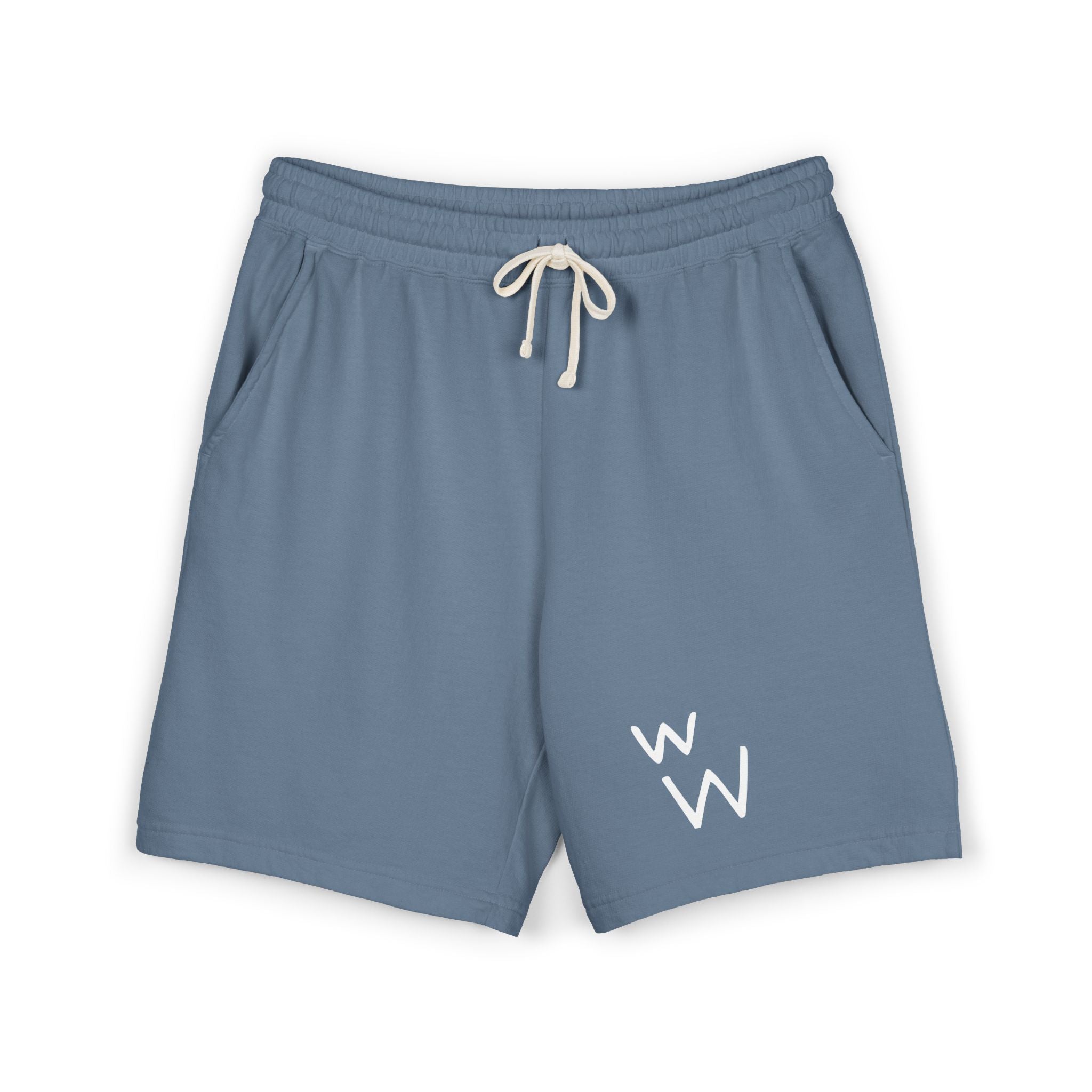 w W Lightweight Garment-Dyed Fleece Sweat Shorts