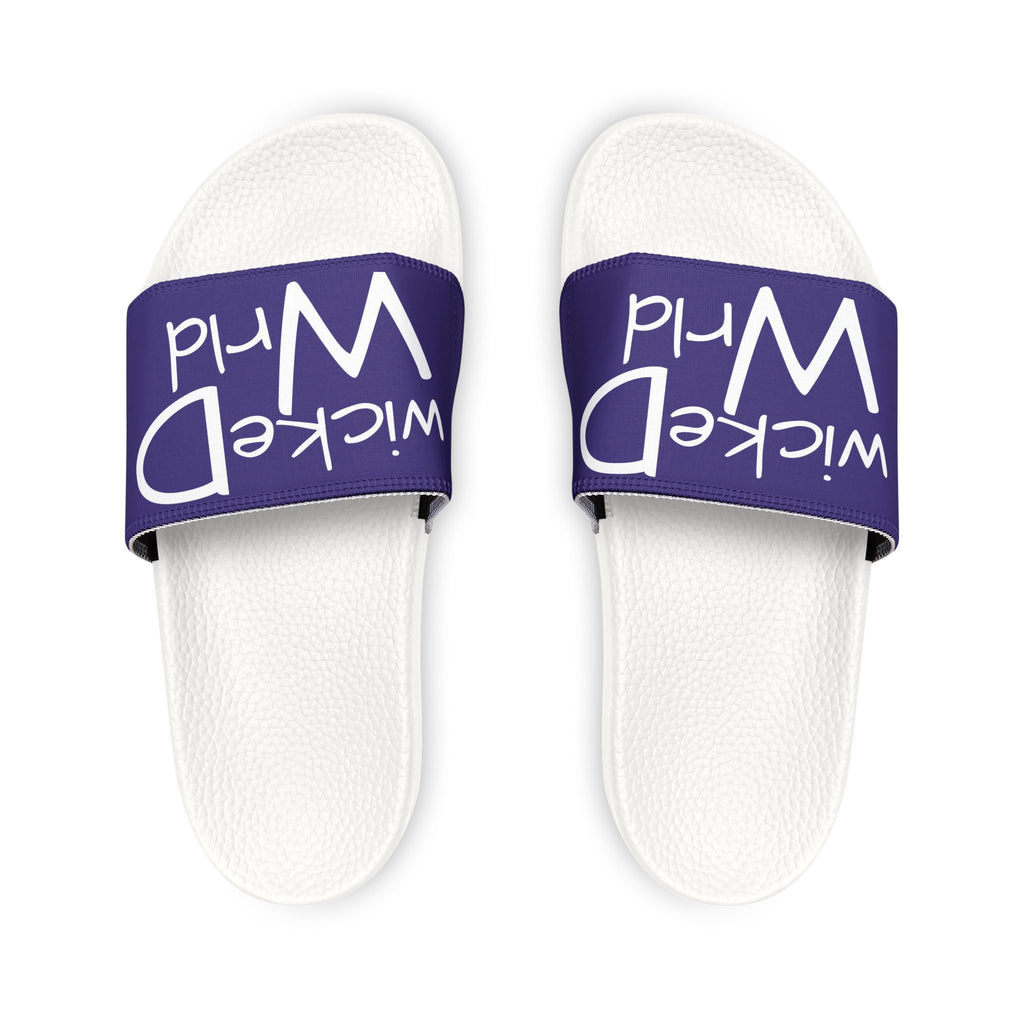 Wicked Wrld Slide Sandals — Women's Removable‑Strap Pool Slides
